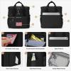 image:imageMaelstrom Lunch Box 23L Insulated Lunch Bag Expandable Double Deck Cooler Bag Lightweight Leakproof Tote Bag With Side Tissue Pocket Suit For Men and Women A BlackF Black with DIY HookandLoop